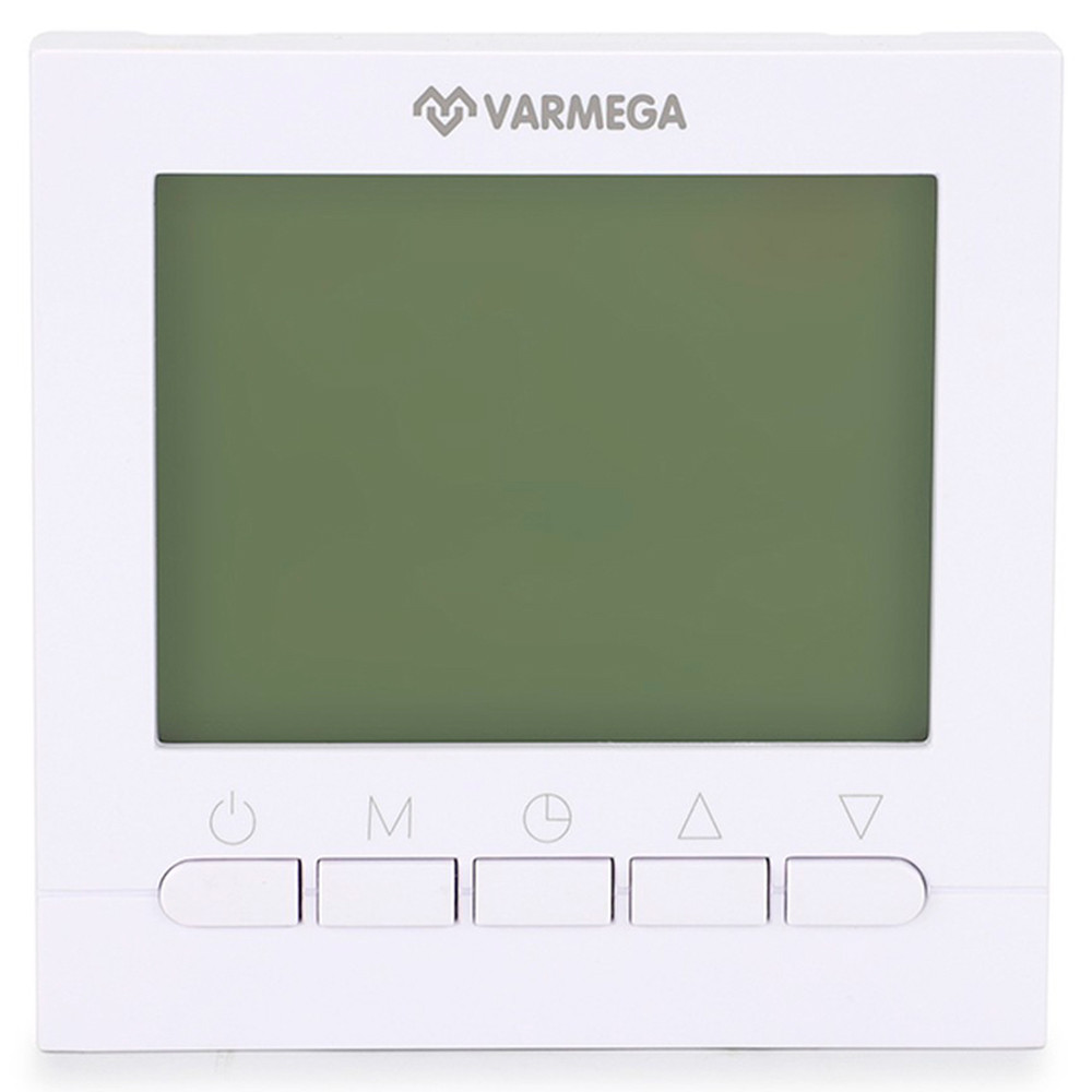Термостат комнатный VARMEGA, VM19221, проводной, белый