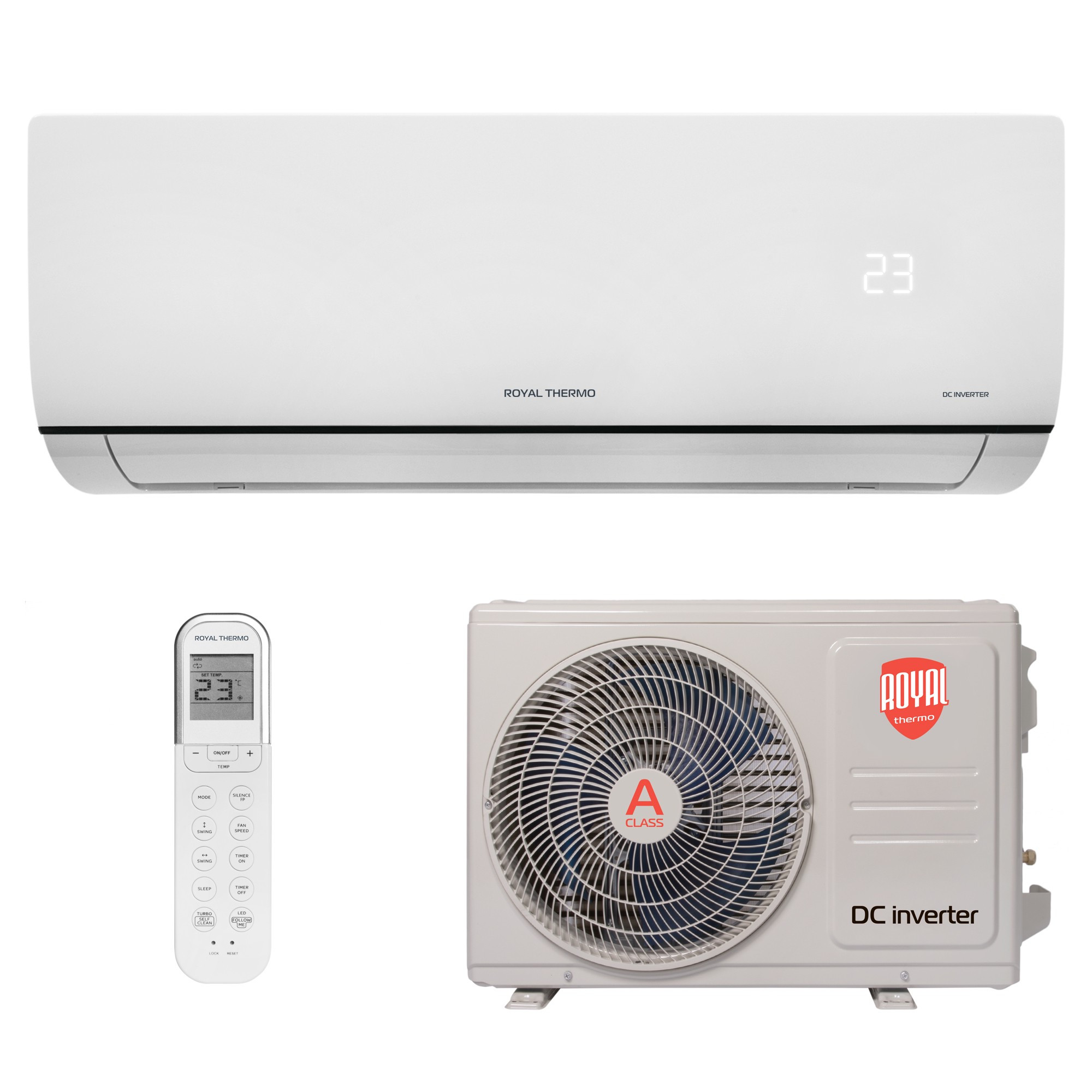 Сплит-система инверторного типа Royal Thermo Siena DC RTSI-07HN8 комплект — изображение 7