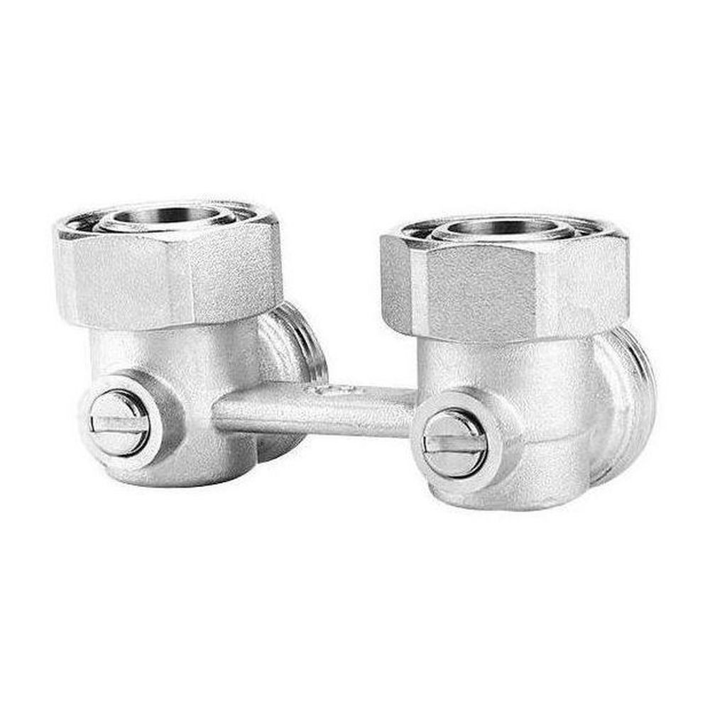Узел нижнего подключения VARMEGA 3/4″EKх3/4″EK НР-ВР угловой VM14011