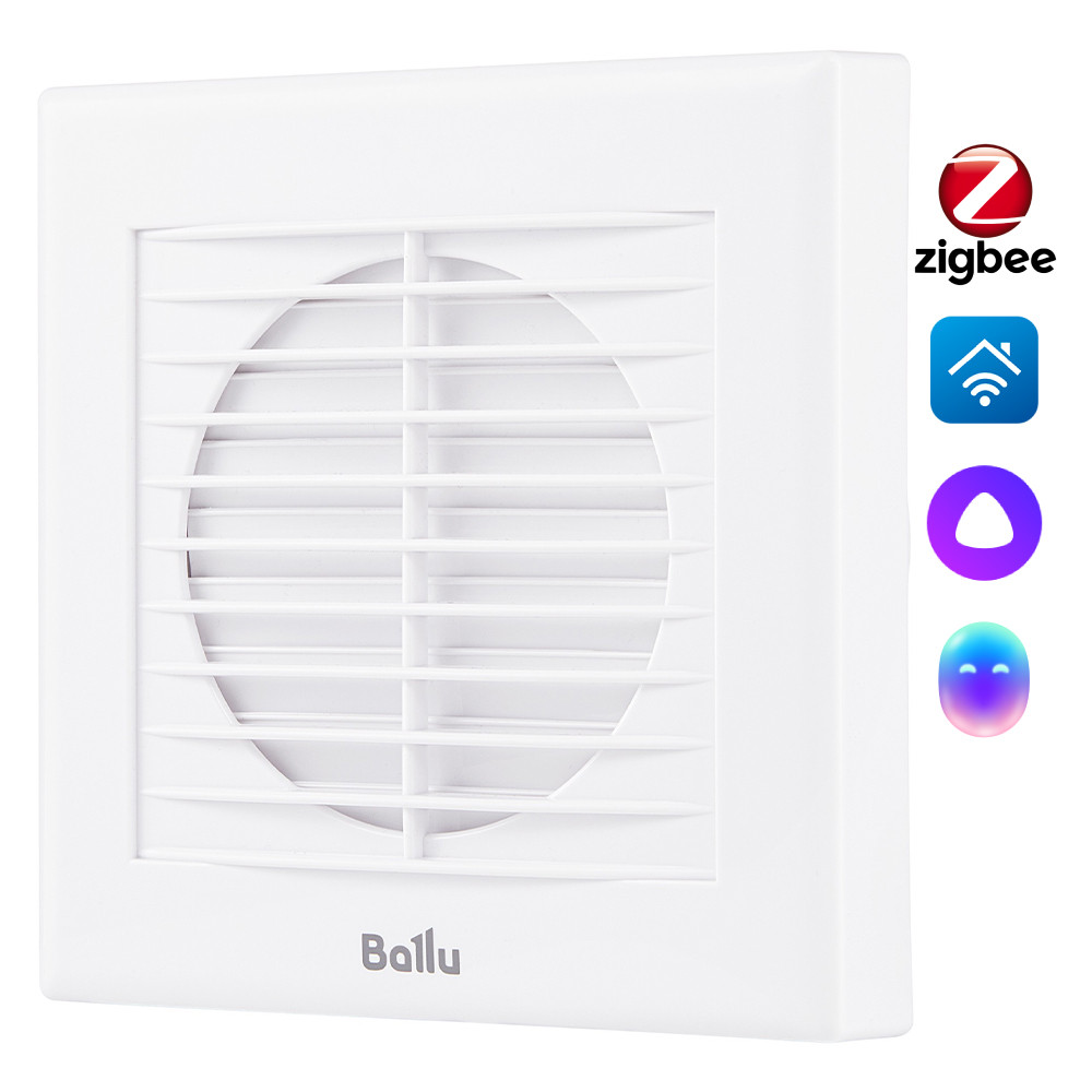 Вентилятор вытяжной Ballu BAF-EX 100 G с грав. жалюзи