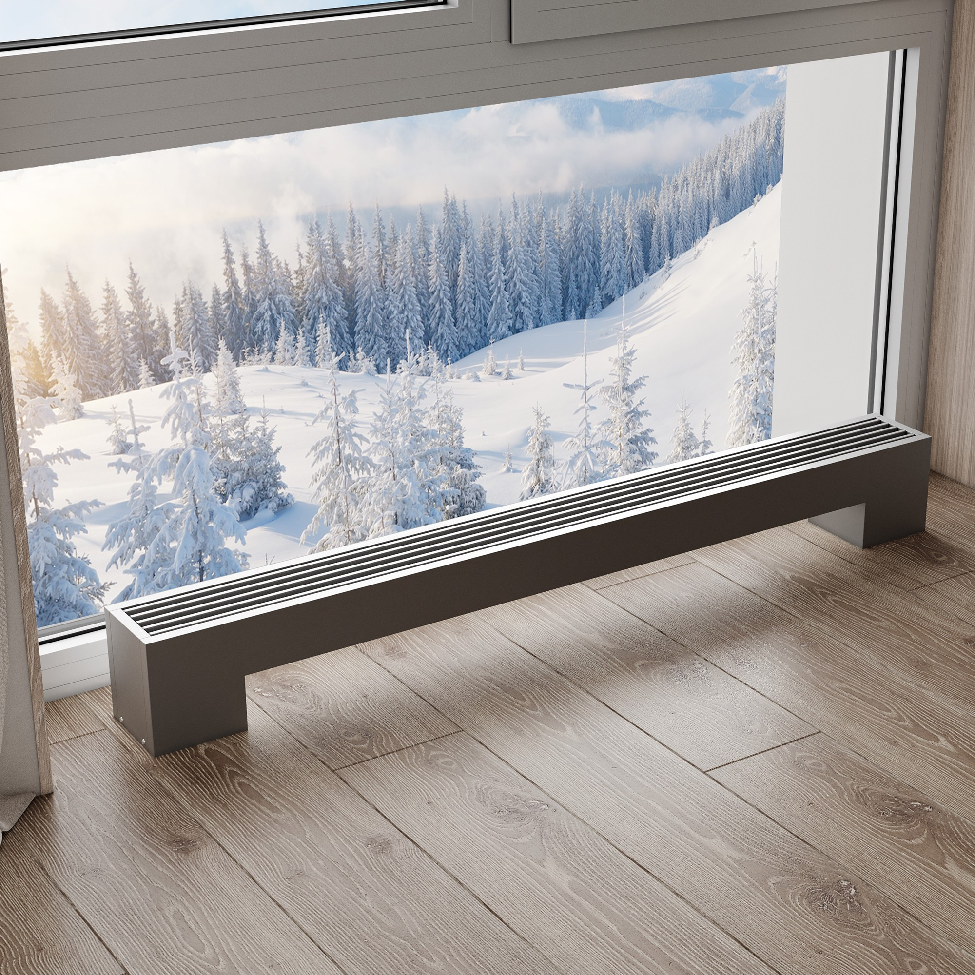 Конвектор напольный Royal Thermo STEP-130/130/1200-2-N-WT-LG-NA — изображение 6
