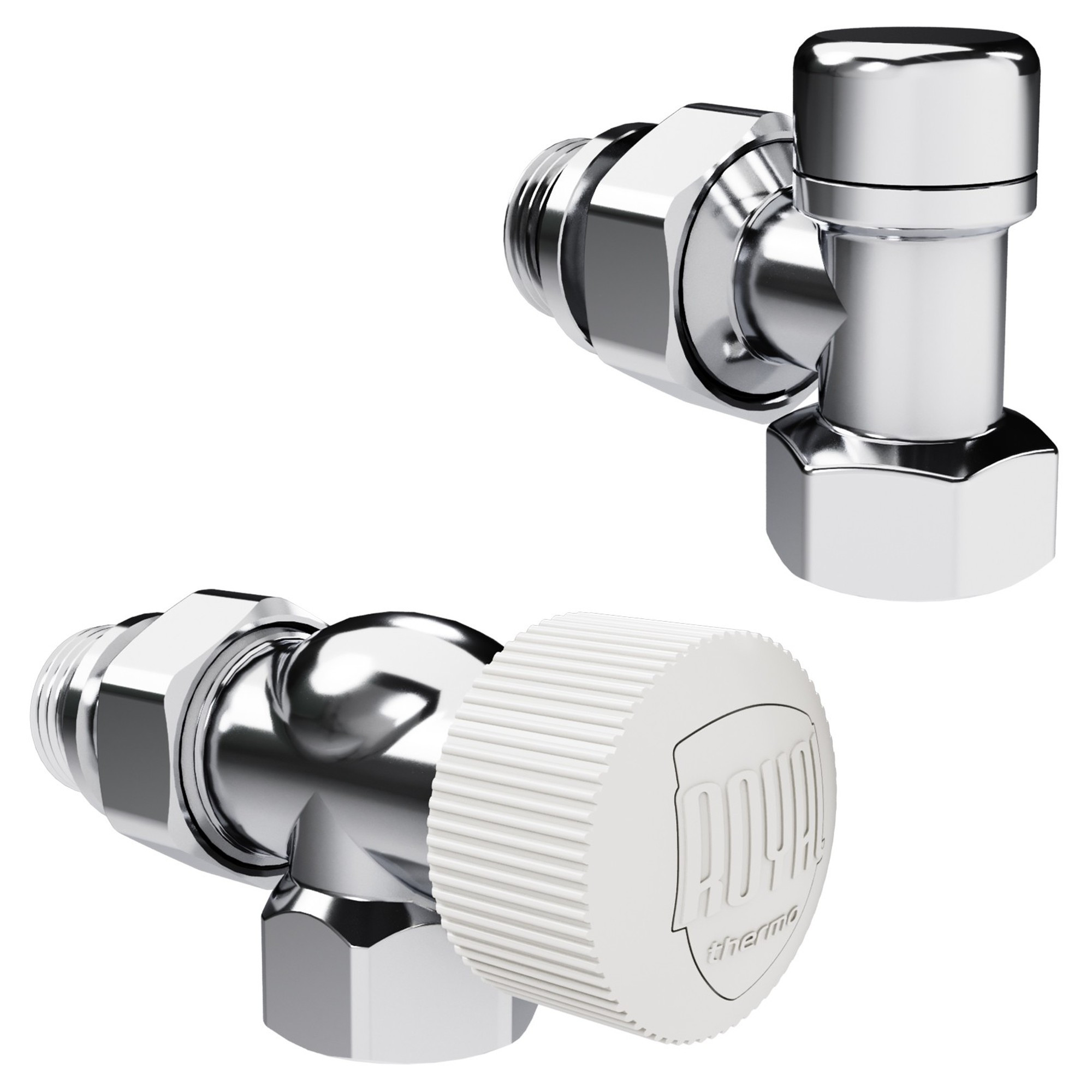 Набор термостатический осевой Royal Thermo Design 1/2"М30х1,5 (Хром) — изображение 2