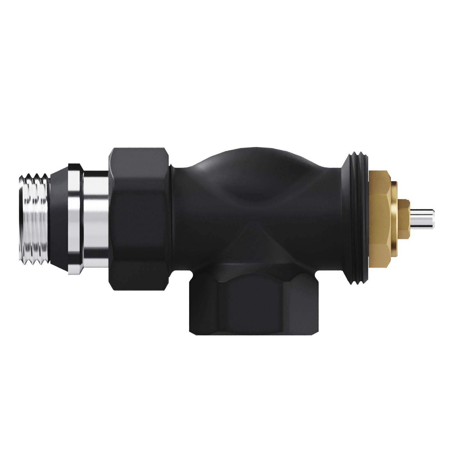 Набор термостатический осевой Royal Thermo Design 1/2"М30х1,5 (Черный) — изображение 5