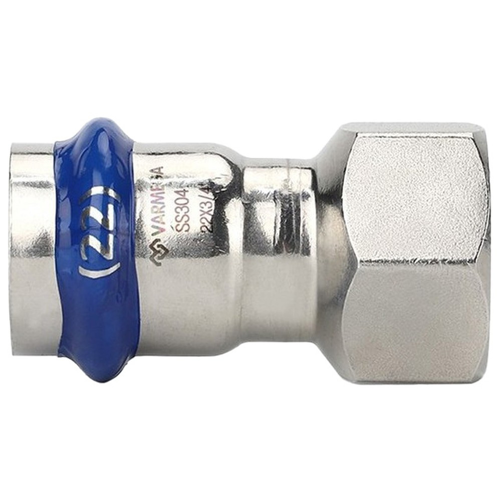 Муфта VARMEGA раструбная Inox Press ВР 22×1/2″