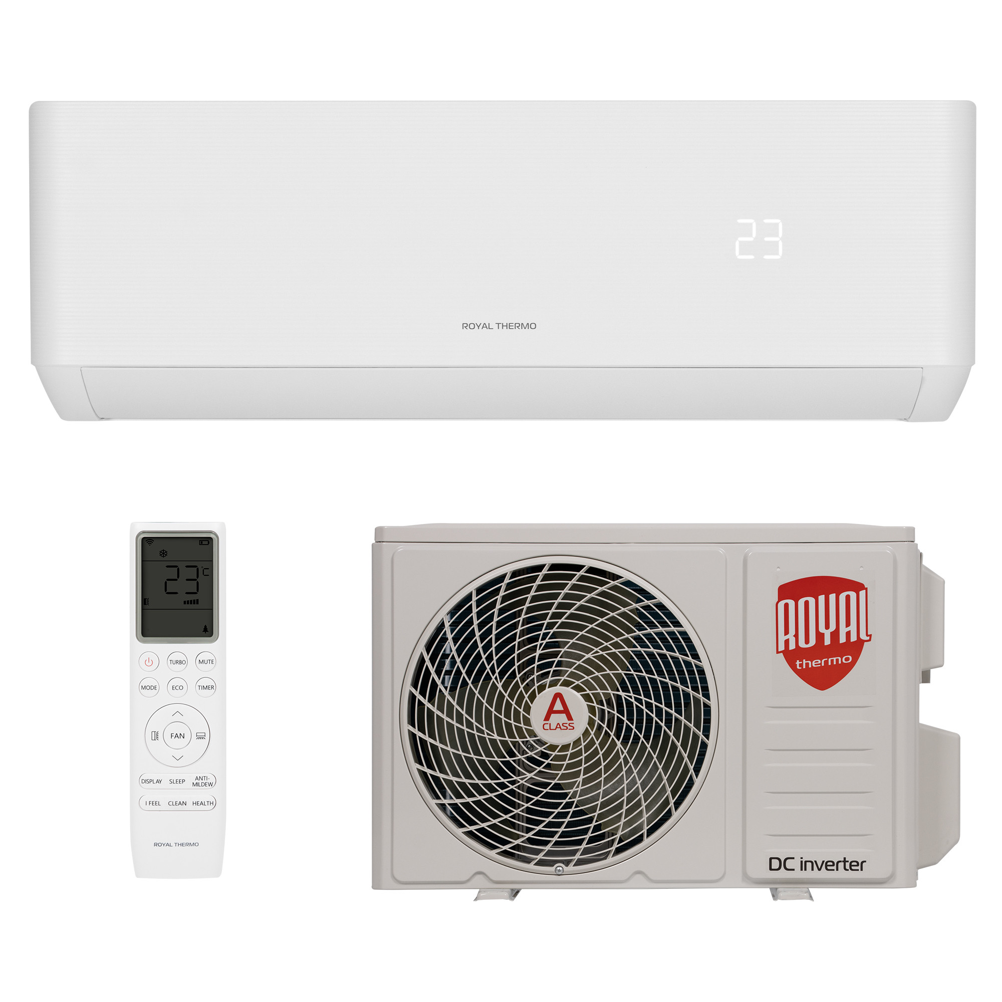 Сплит-система инверторного типа Royal Thermo Diamond DC RTDI-07HN8/Wi-Fi комплект — изображение 10