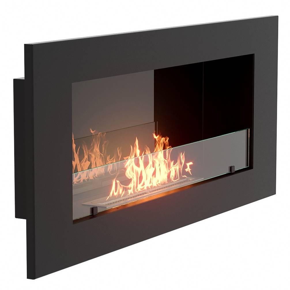 Каминокомплект:Биокамин Firelight BFP/W-110+Набор керамических камней М, черные — изображение 2
