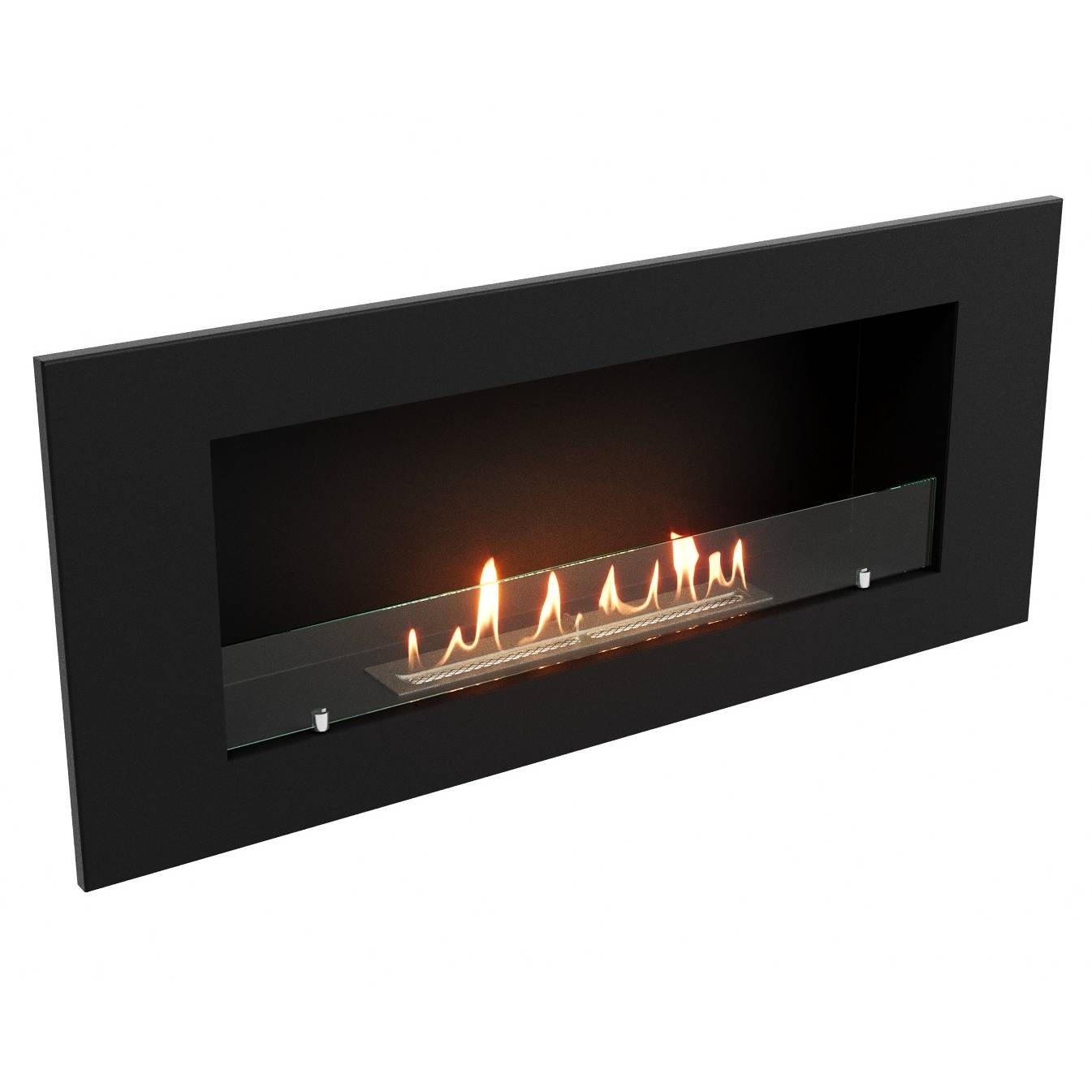 Каминокомплект:Биокамин Firelight BFP/W-110+Набор керамических камней М, черные — изображение 4