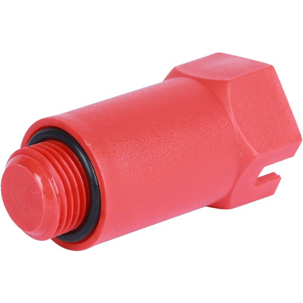 Заглушка удлиненная НР 1/2″, красная, TL3804001