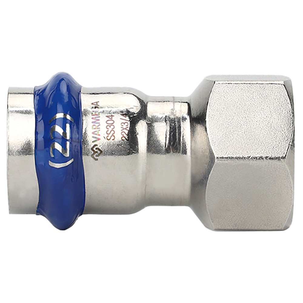 Муфта VARMEGA раструбная Inox Press ВР 22×1″