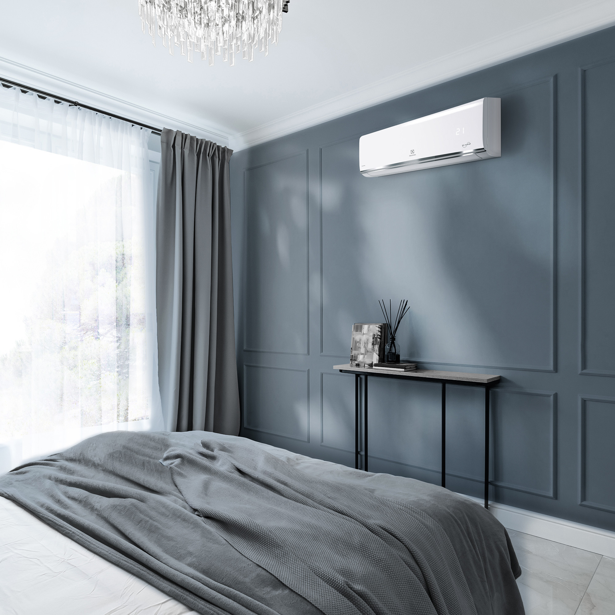 Сплит-система инверторного типа Electrolux Smartline DC EACS/I-07HSM/N8_V3 комплект — изображение 12