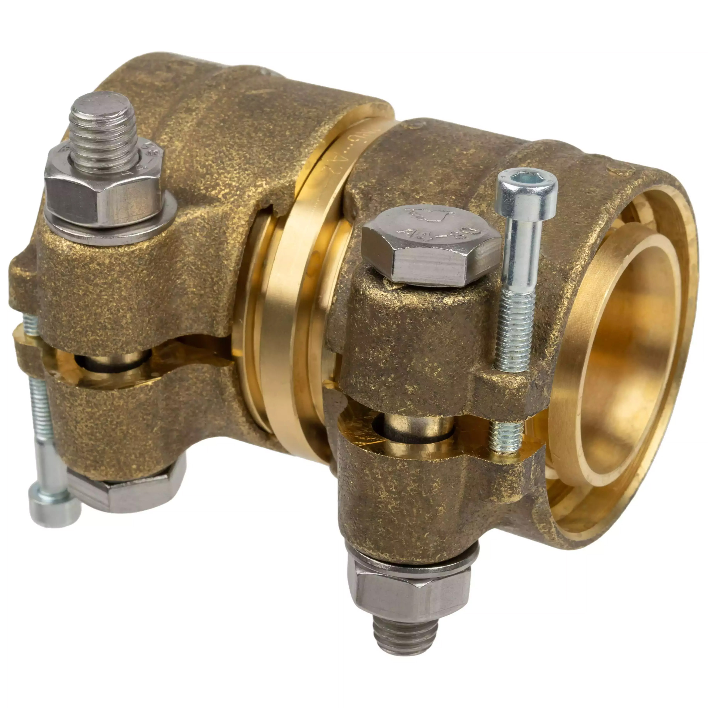 Соединитель зажимной Usystems для полимерных труб PN10 25×3,5-25×3,5