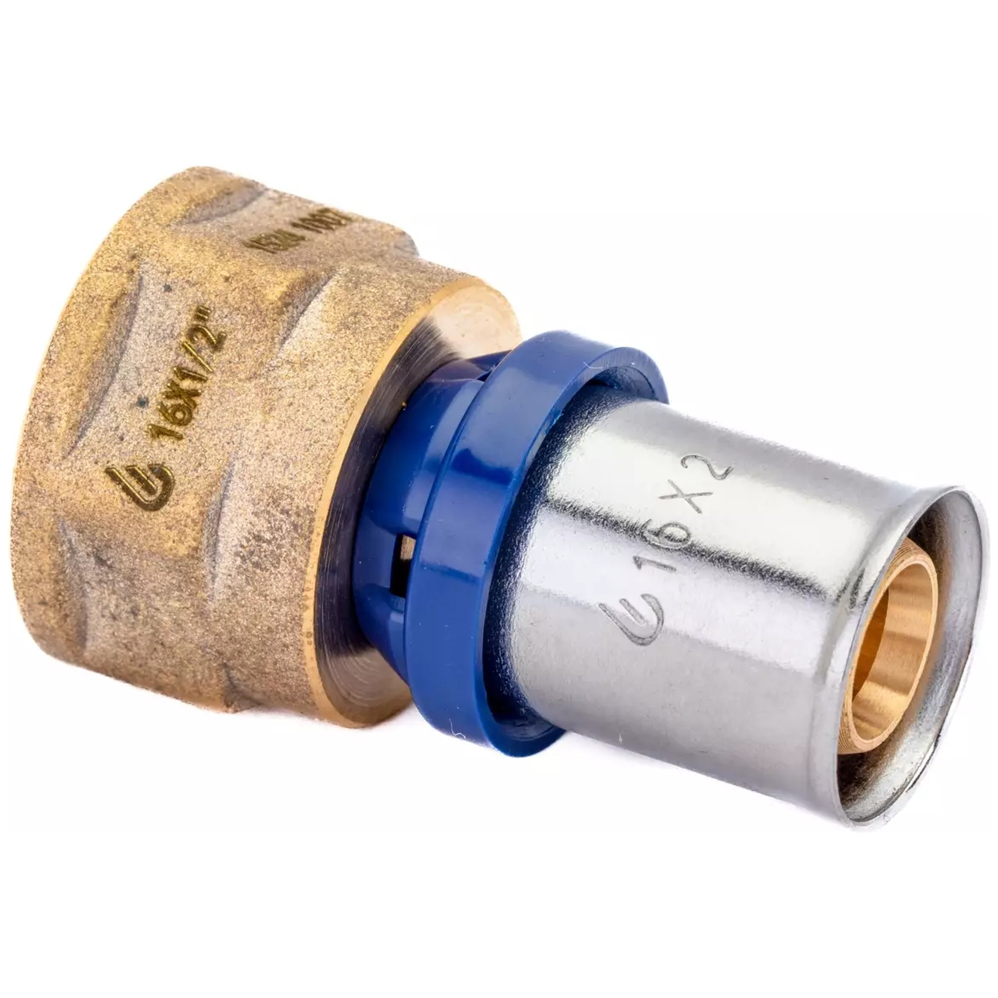 Штуцер обжимной для металлопластиковых труб Usystems MLC 40-Rp1 1/4″ВР