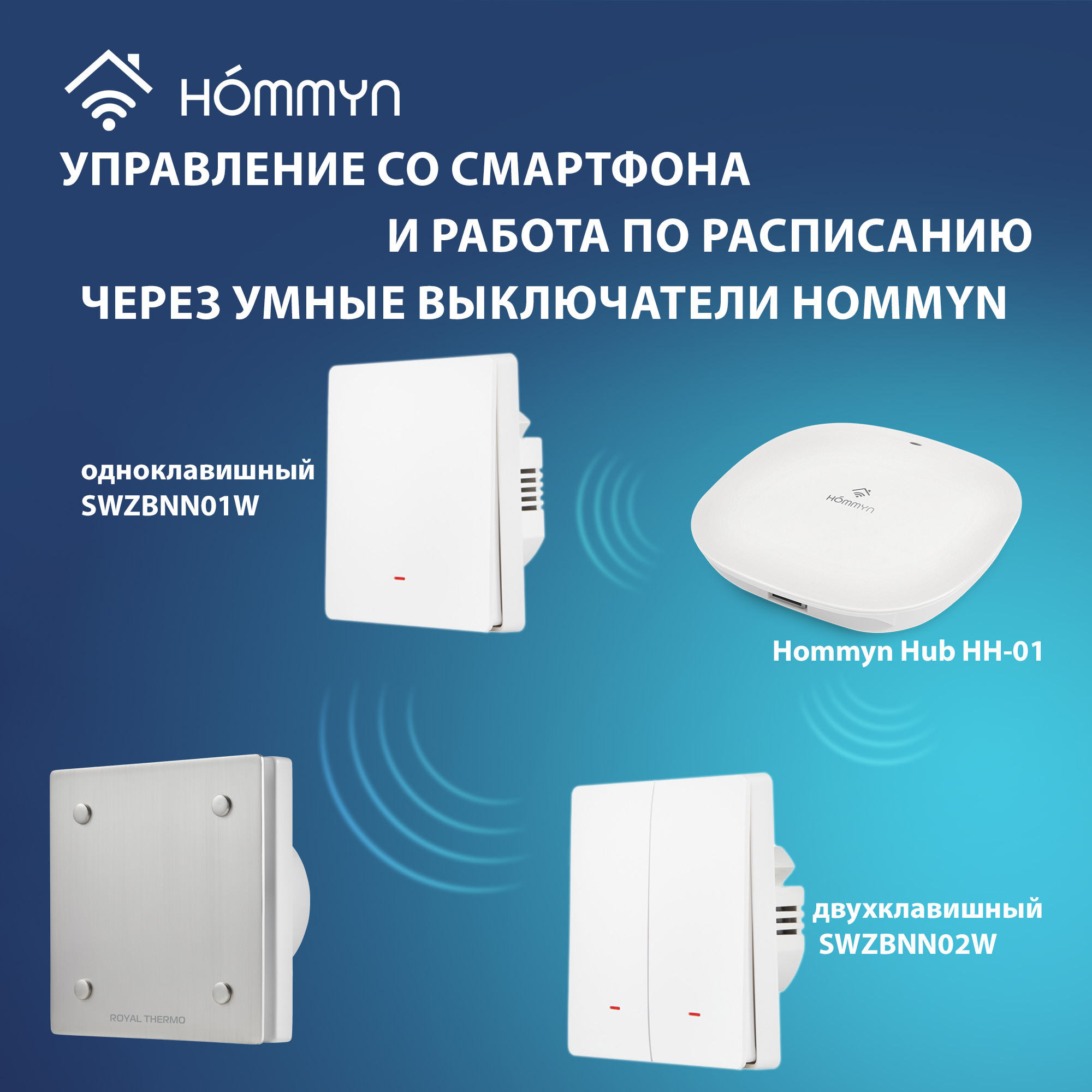 Вентилятор вытяжной Royal Thermo Calipso RAFC 100 Chrome — изображение 9