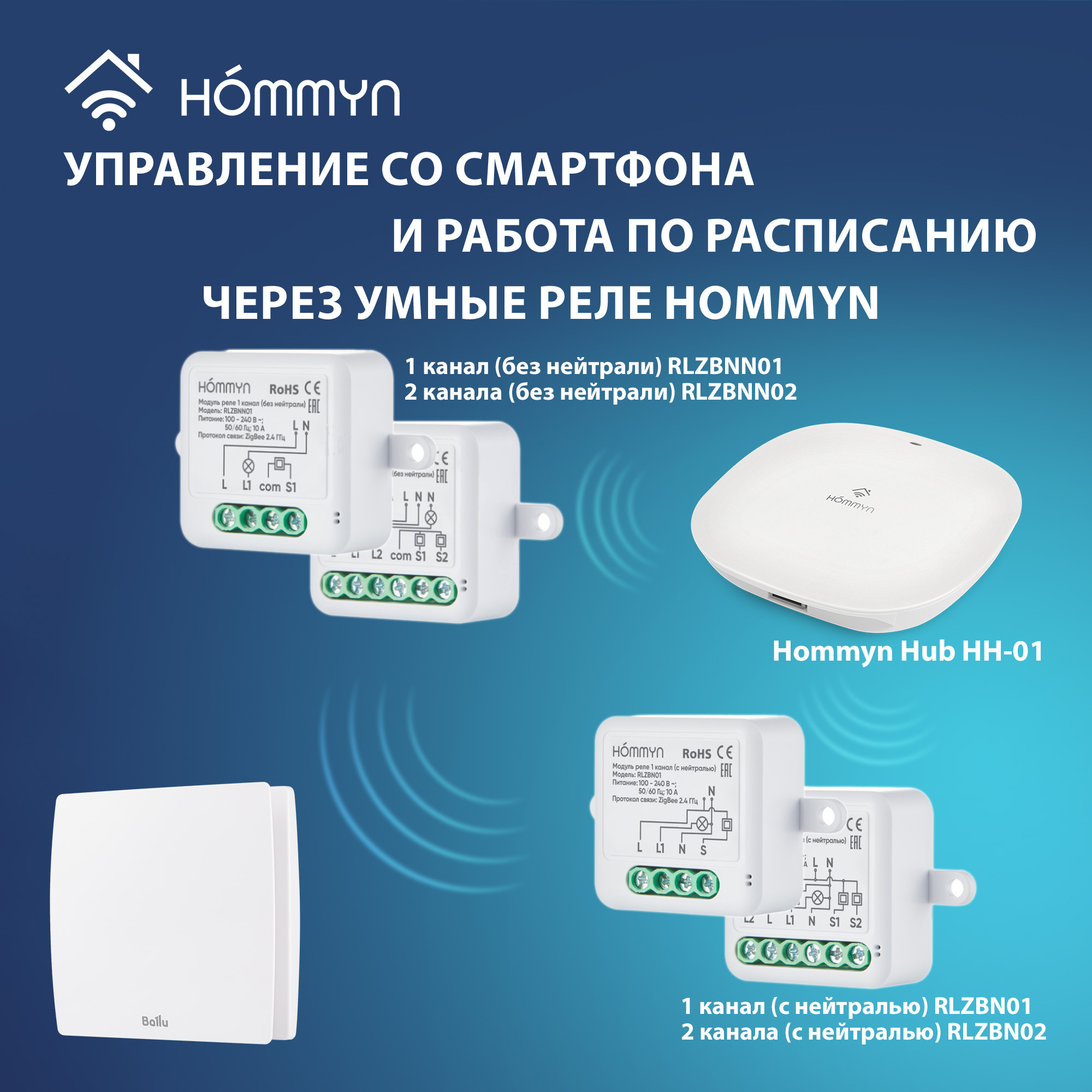 Вентилятор вытяжной Ballu BAF-SL 120 V с обратным клапаном — изображение 11