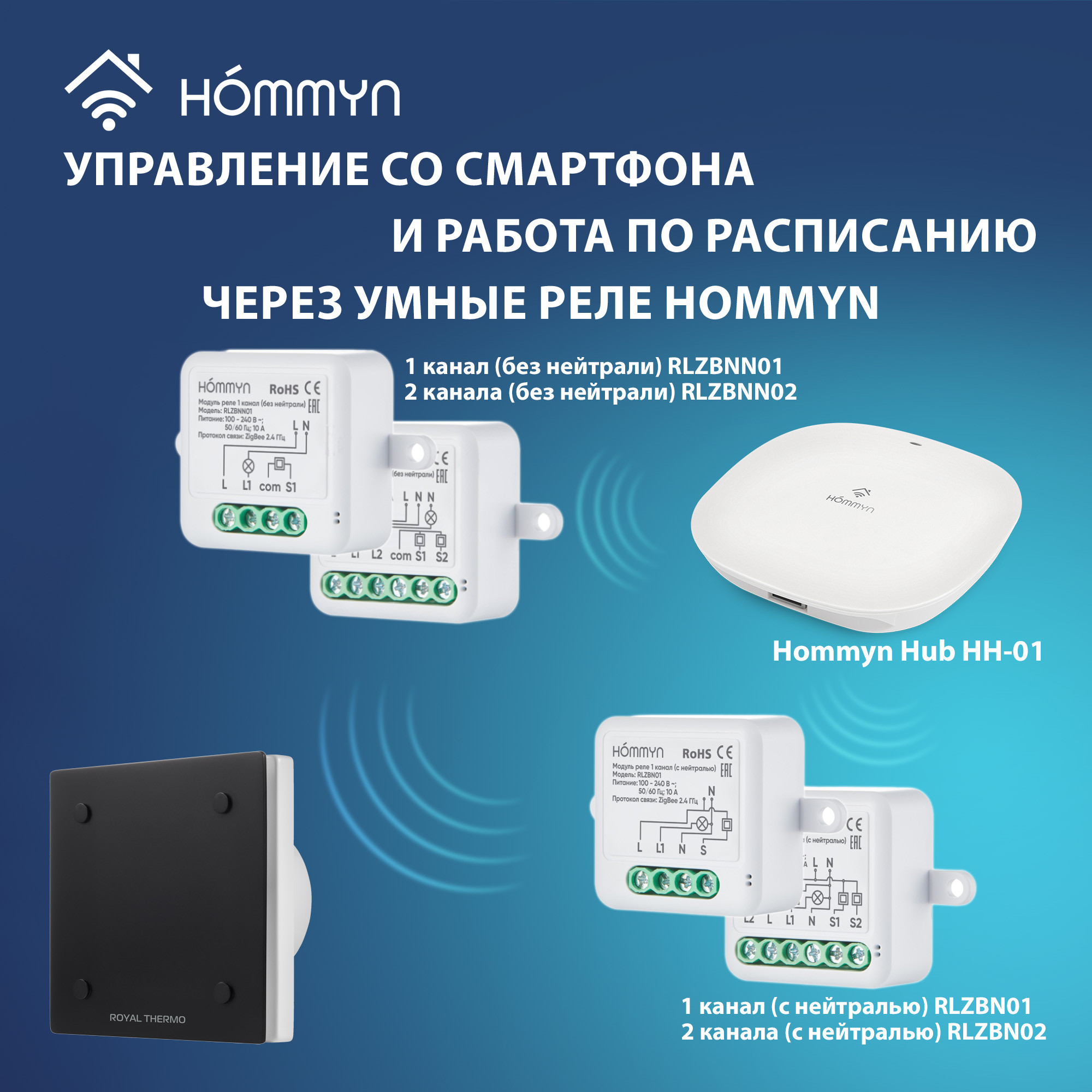 Вентилятор вытяжной Royal Thermo Calipso RAFC 120 Black — изображение 10