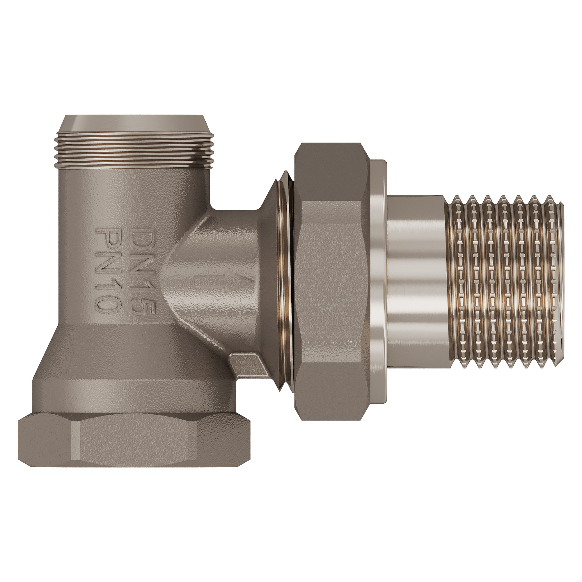 Клапан запорный угловой Royal Thermo 1/2" — изображение 3