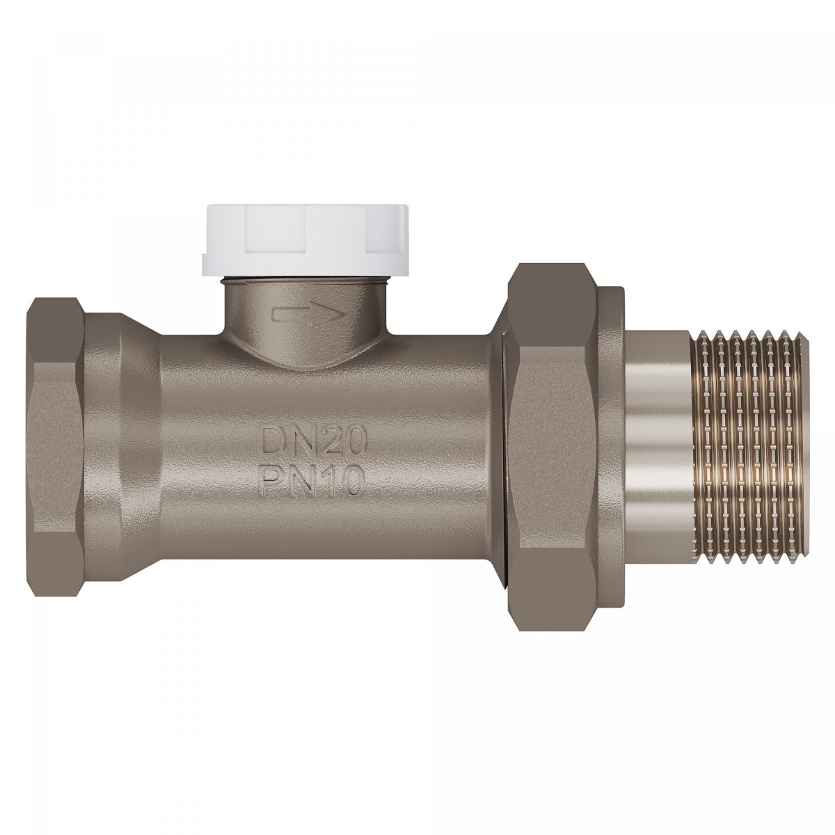 Клапан запорный прямой Royal Thermo 3/4" — изображение 3