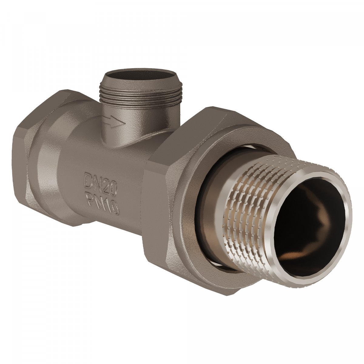 Клапан запорный прямой Royal Thermo 3/4" — изображение 2