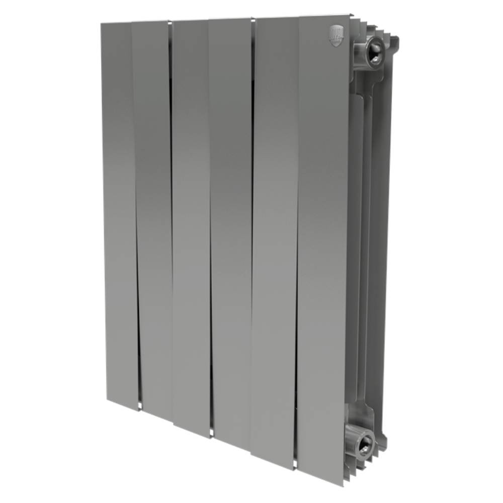 Радиатор биметалл Royal Thermo PianoForte 500/Silver Satin — 6 секц.