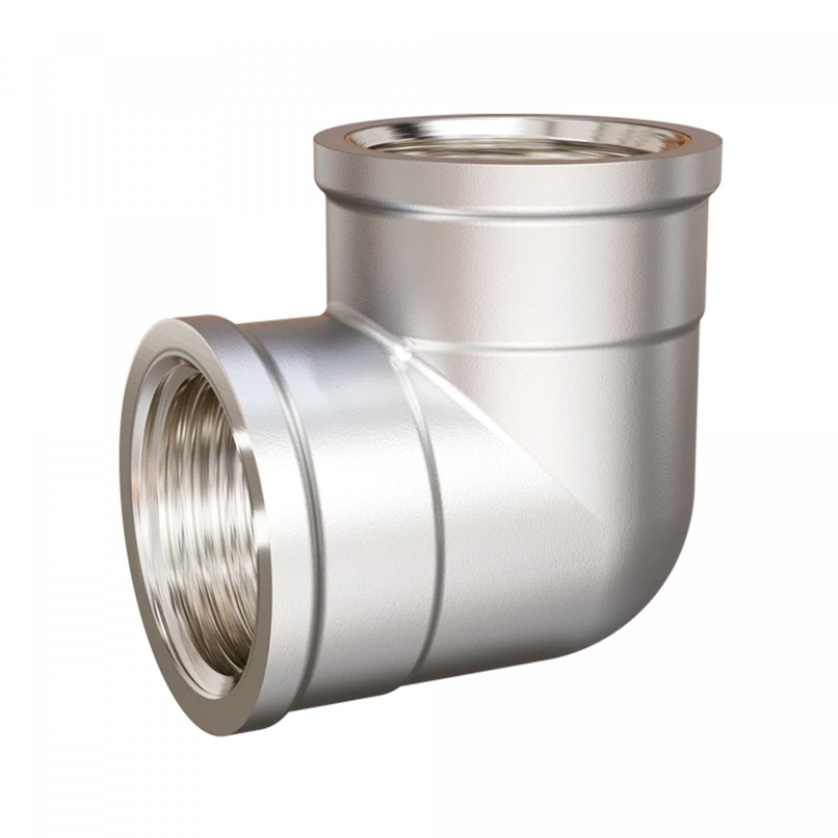 Угольник латунный LD Pride DN50 (2″) ВР/ВР латунь никель с биркой