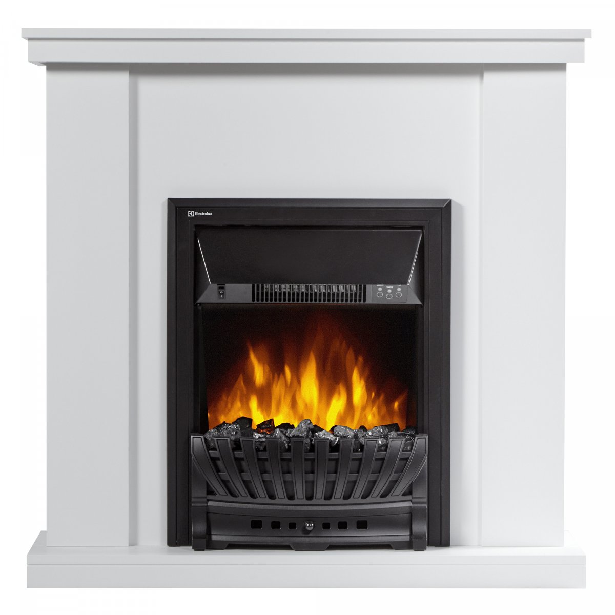 Каминокомплект Firelight: Очаг Classic EFP/P-1020LS, портал Uno Classic белый — изображение 2