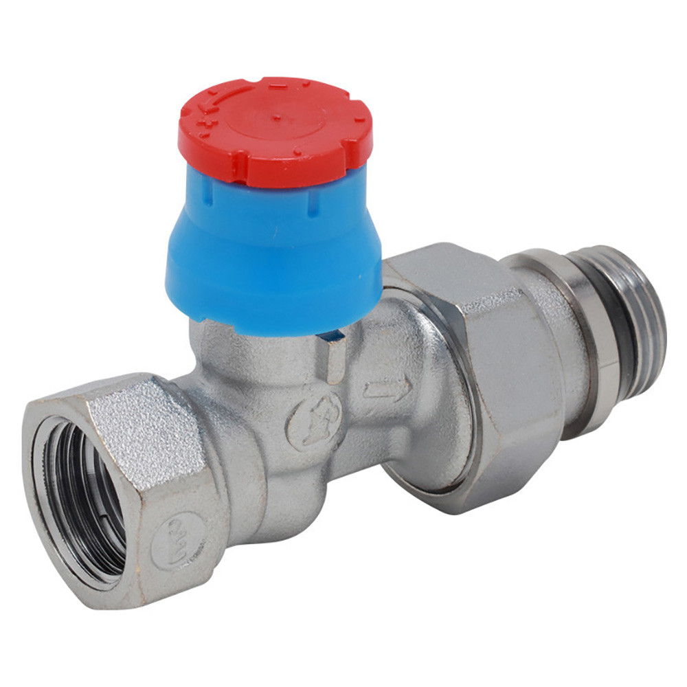 Клапан термостатический Giacomini R402TG для радиатора 1/2″ ВН прямой, Kvs-1.26м3/ч